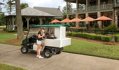 Club Car Mobile Merchandising Vehicle